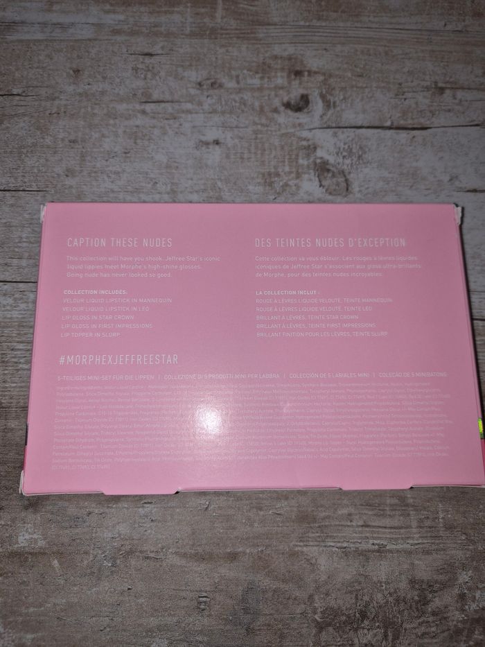Coffret levres Jeffree Star collab Morphe - photo numéro 2