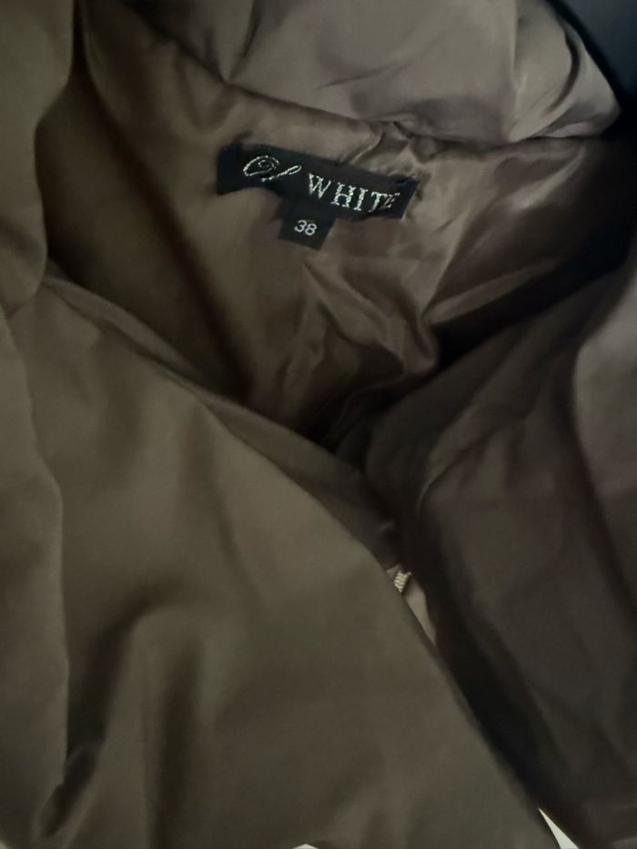 Doudoune femme taupe et fermeture doree neuve taille S - photo numéro 2
