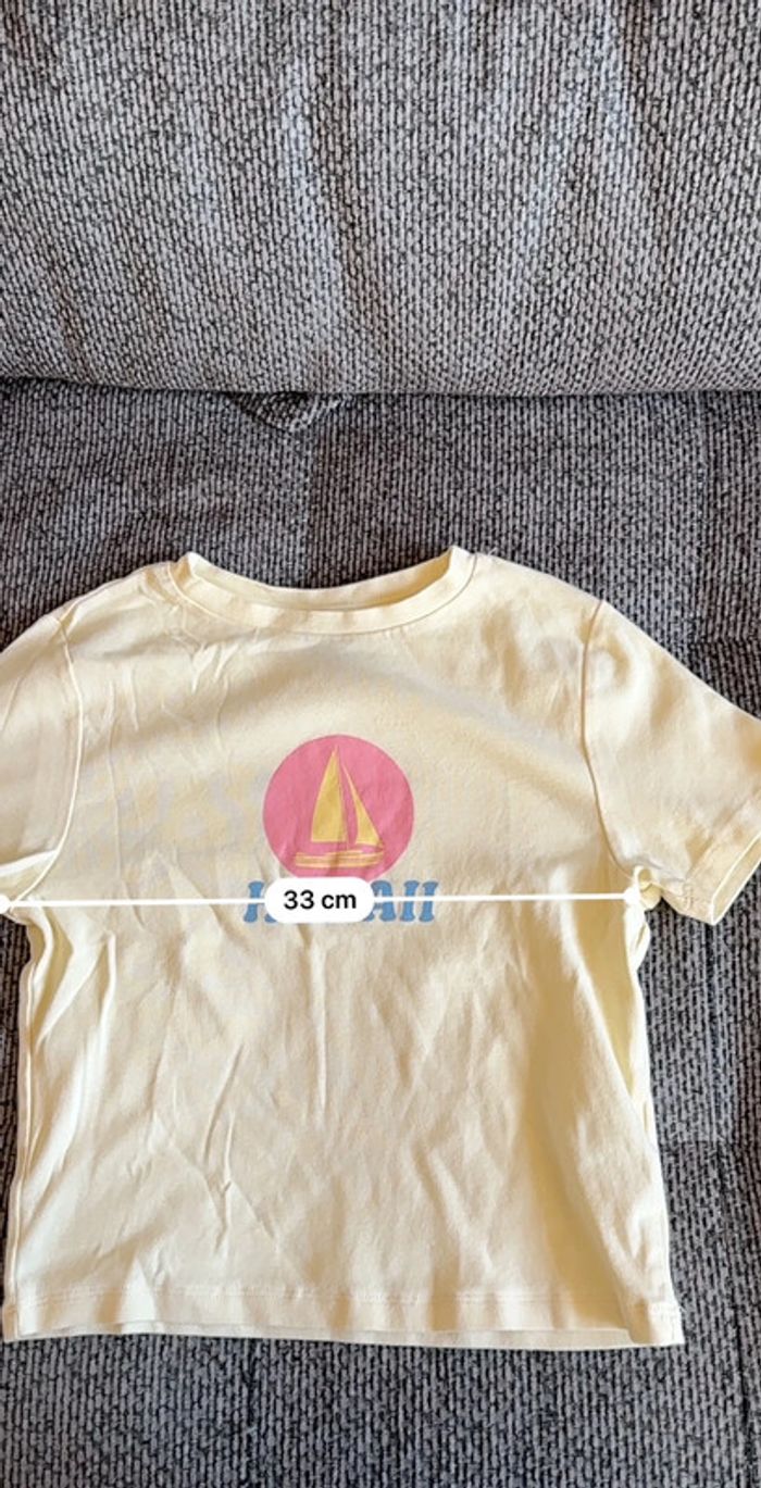 TEE shirt femme primark jaune - photo numéro 5