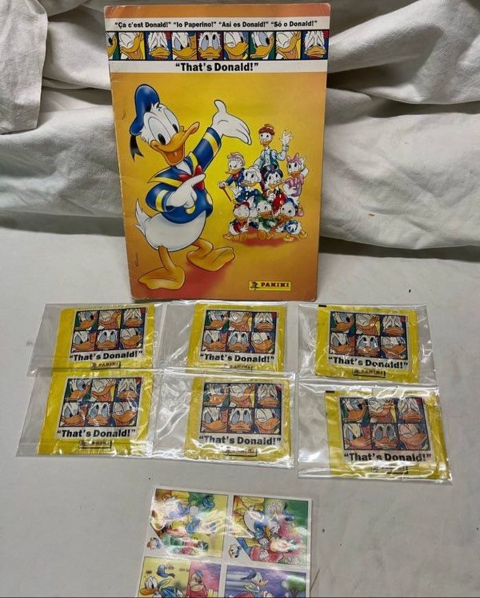 Kit panini stickers That’s Donald vintage