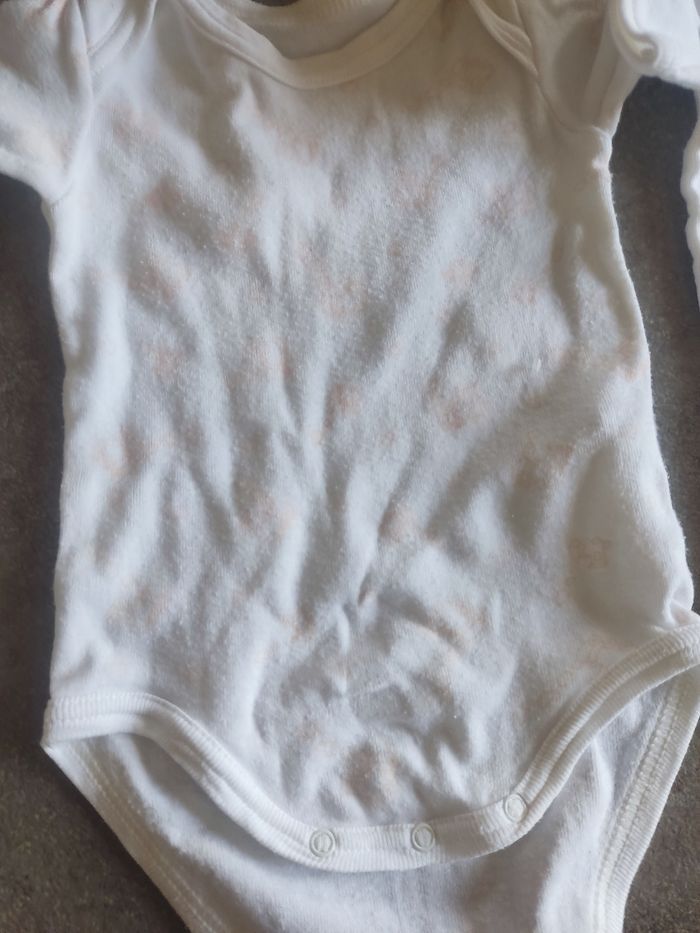 Lot 3 body manches courtes 3 mois - photo numéro 3