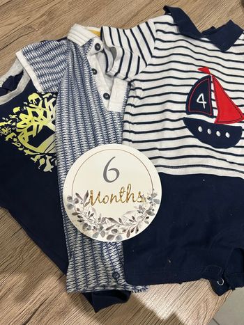 Lot combi short 6 mois 