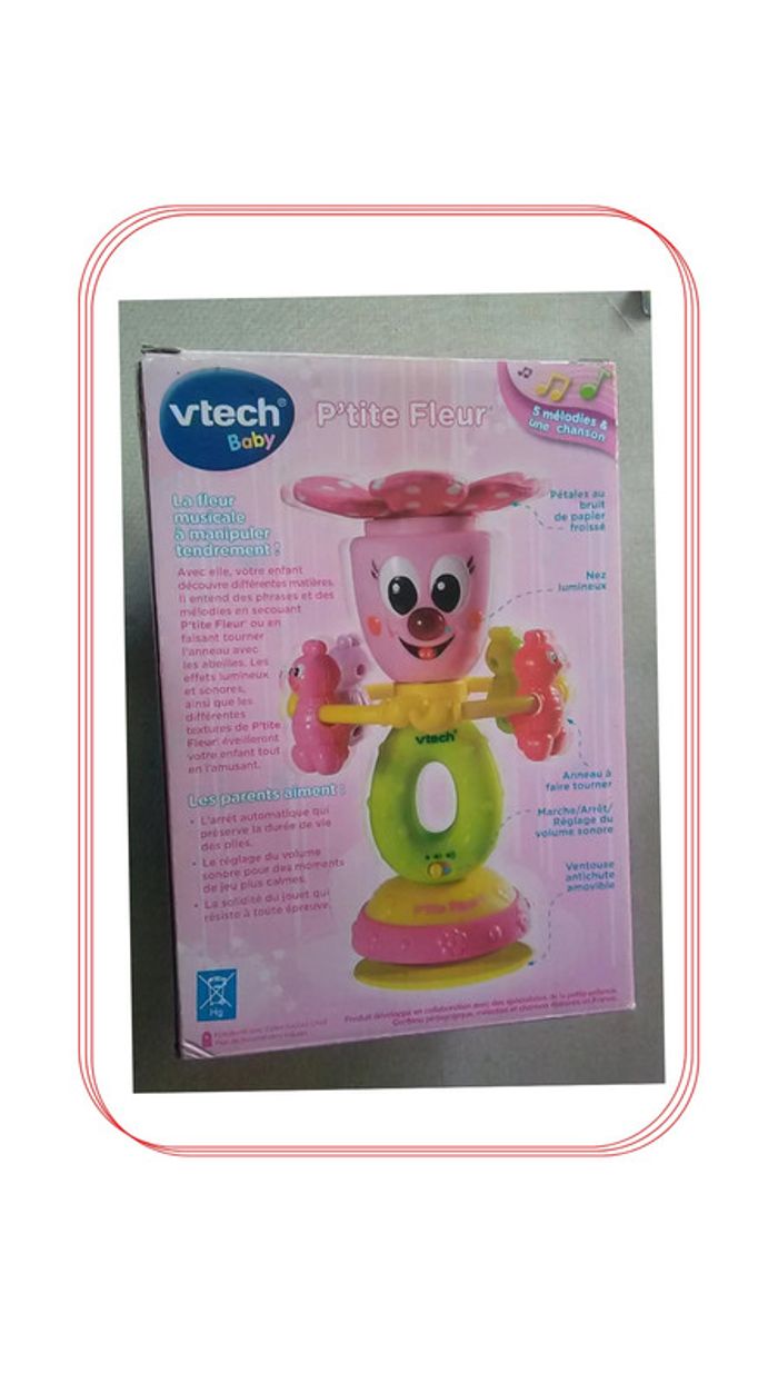 Hochet 🌺P'tite Fleur rose🌺 - Vtech baby - photo numéro 13