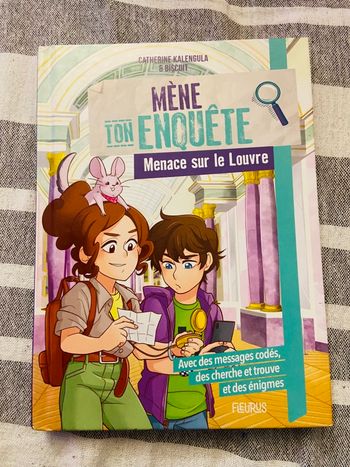 Livre enfant mène ton enquête fleurus 