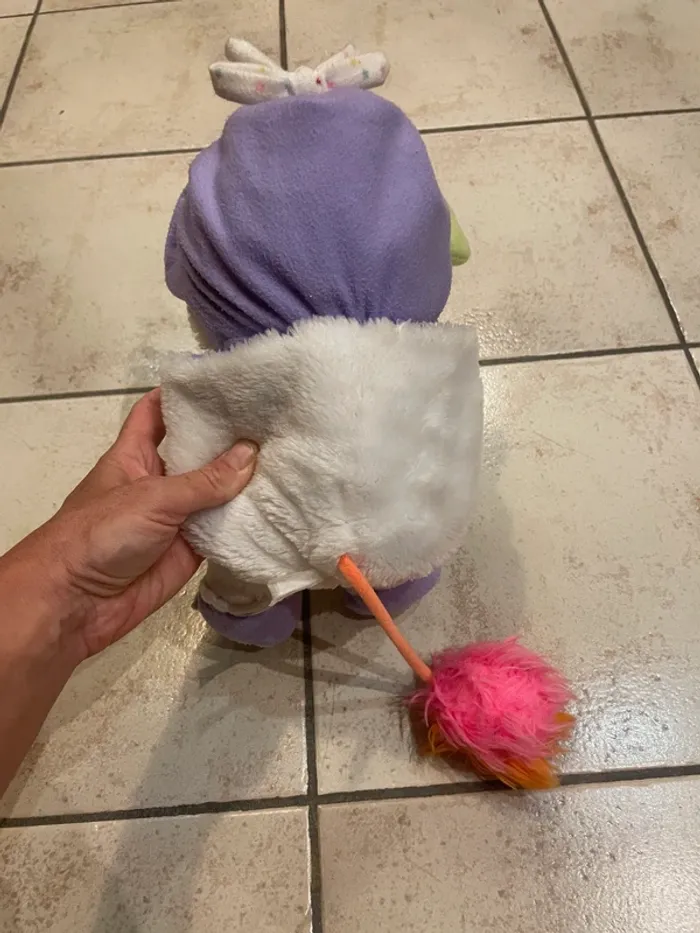 Peluche Pooples Baby Bibsy 1986 avec pompon - photo numéro 5