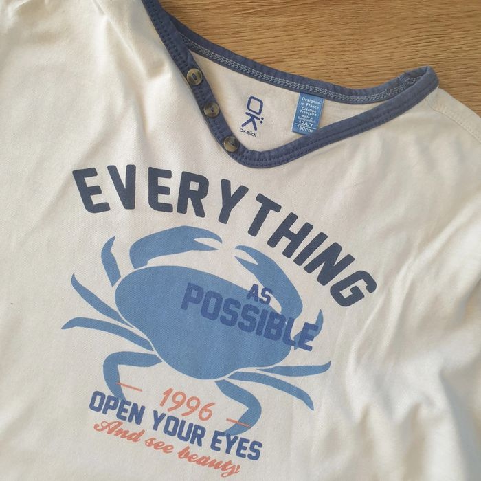 💚 Tee-shirt MC 12 ans Okaïdi #emyfleury_12ansgarçon - photo numéro 3