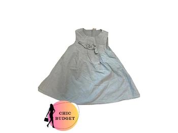 Robe Grise Douce Neuve sans Étiquette - Taille 6 Mois