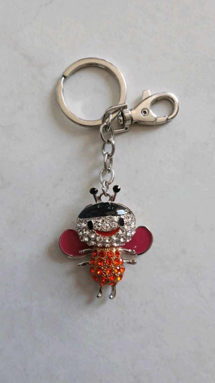 Porte clés coccinelle diamant Neuf V4 - photo numéro 2