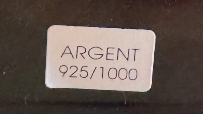 Boucles d’oreilles argent et strass neuves - photo numéro 3