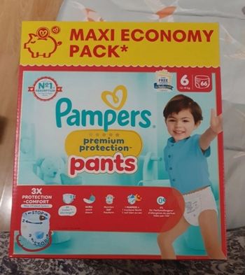 Couches pampers pants taille 6