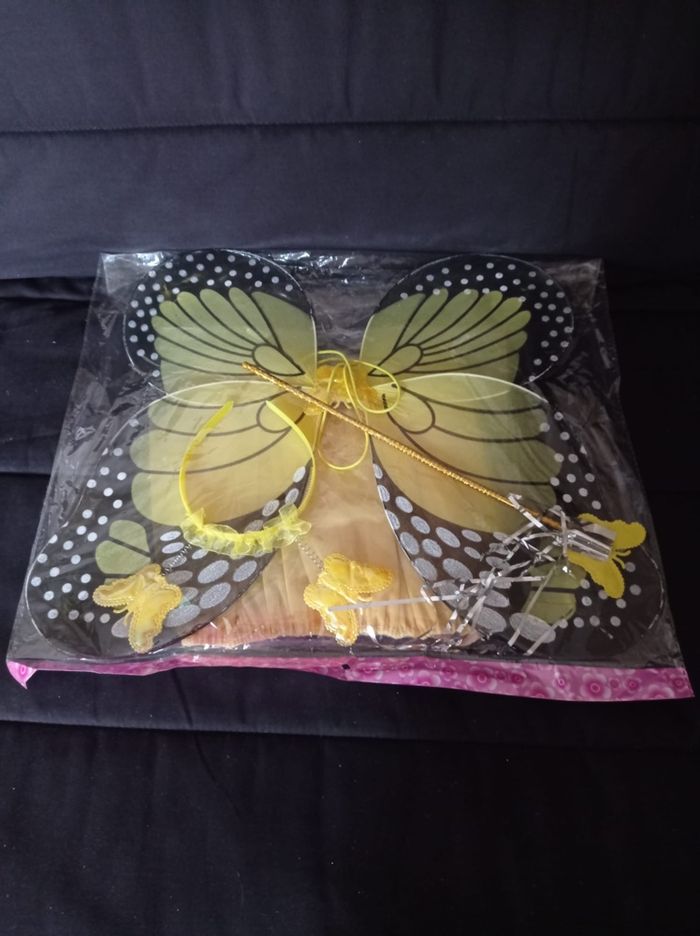 Déguisement papillon jaune 3-6ans - photo numéro 6