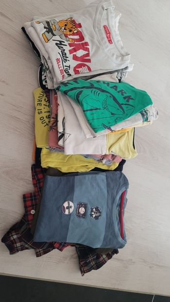 Lot t-shirt manches courtes
