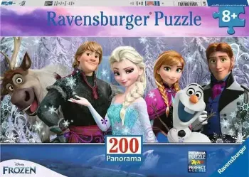 Puzzle 200 pièces XXL Ravensburger Arendelle sous neiges éternelles Disney Frozen La Reine des Neige