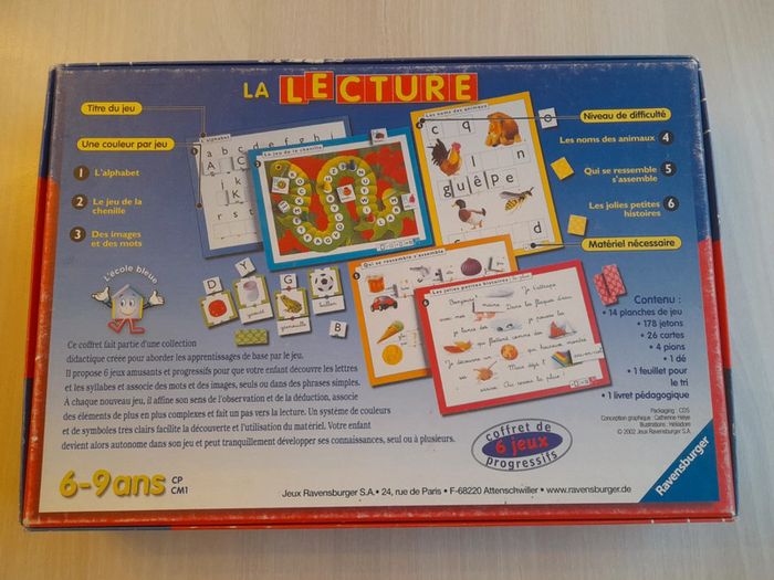 Coffret de 6 jeux la lecture - photo numéro 2