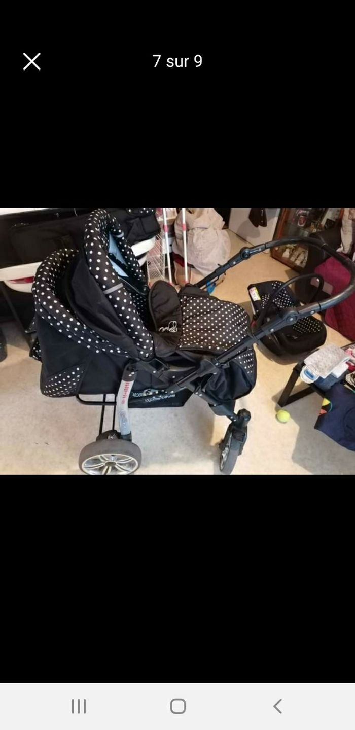 Poussette complète avec cosy landau sac à langer - photo numéro 5