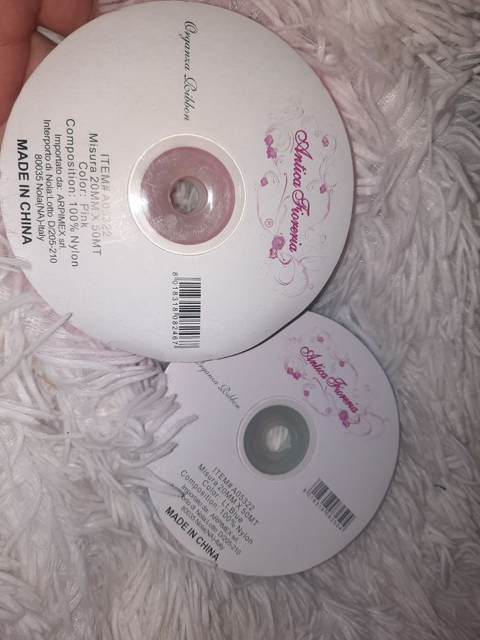 Lot ruban ortanza 20mm 50m rose violet claire - photo numéro 2