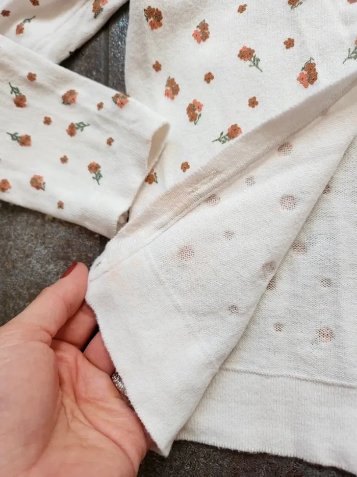 Gilet à fleurs - photo numéro 6