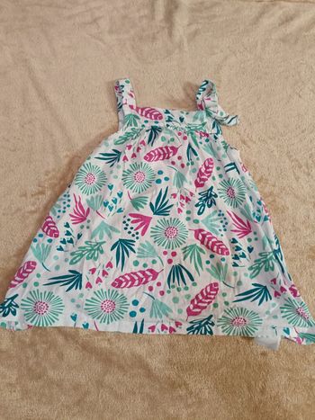 Robe été fleurs 24 mois