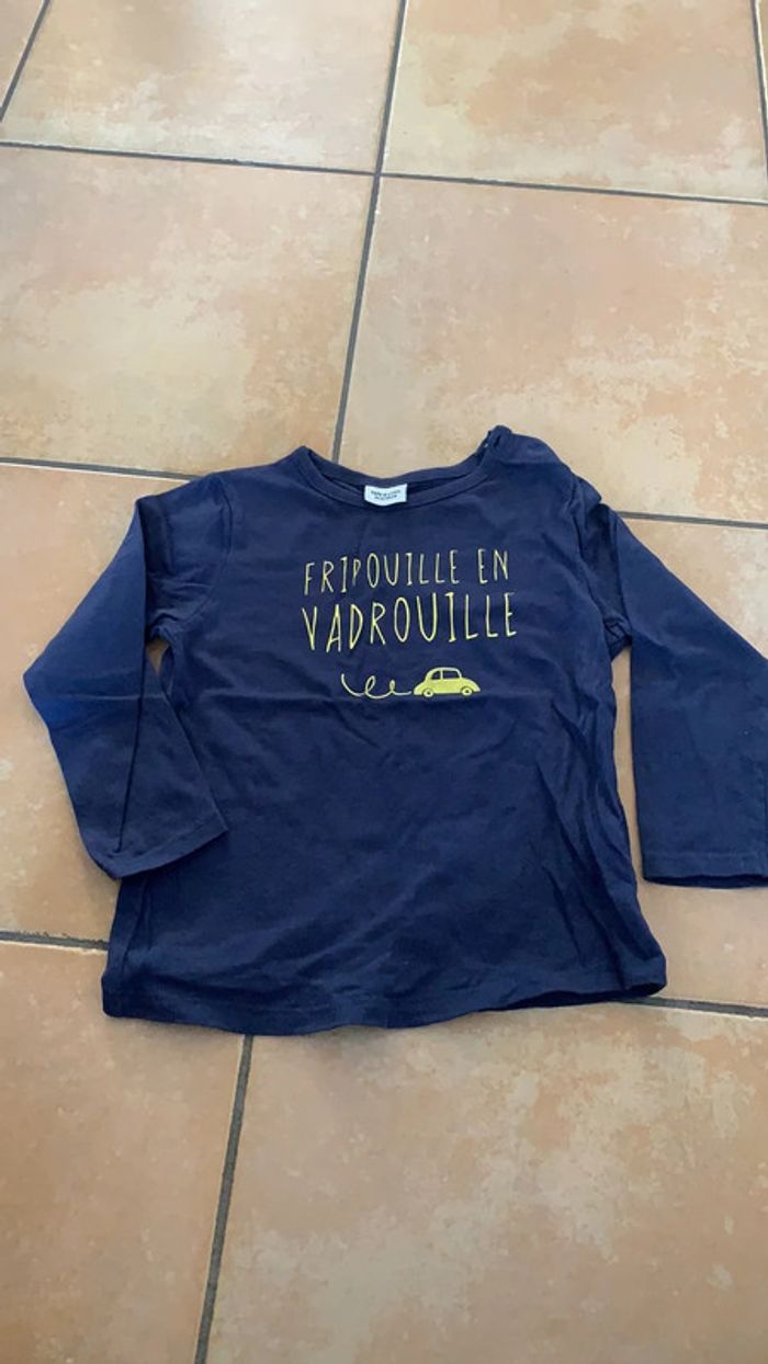 T-shirt manche longue TAO 3 ans