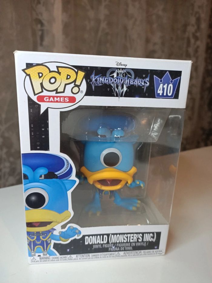 Figurine Funko game kingdom hearts n°410 Donald monsters Inc