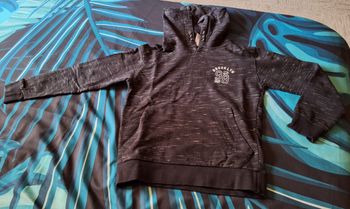 Sweat à capuche Brooklyn noir 8 ans