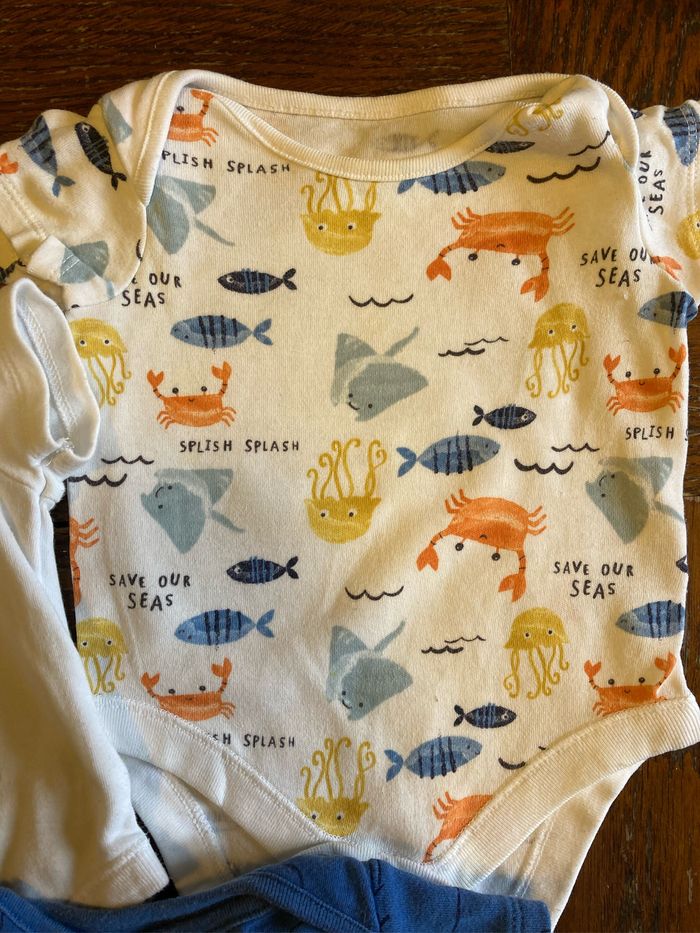 Lot 3 bodies manches courtes - photo numéro 4