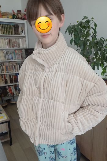 Blouson beige, doux 16ans ou T.36