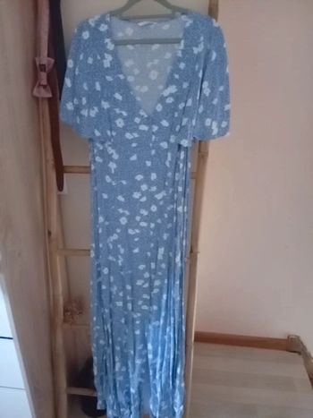 Robe longue a fleurs