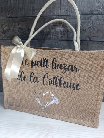Sac toile jute personnalisé