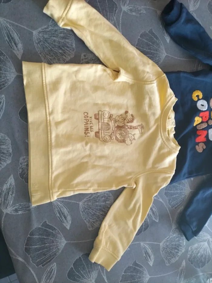Lot de 2 sweat 24 mois - photo numéro 7
