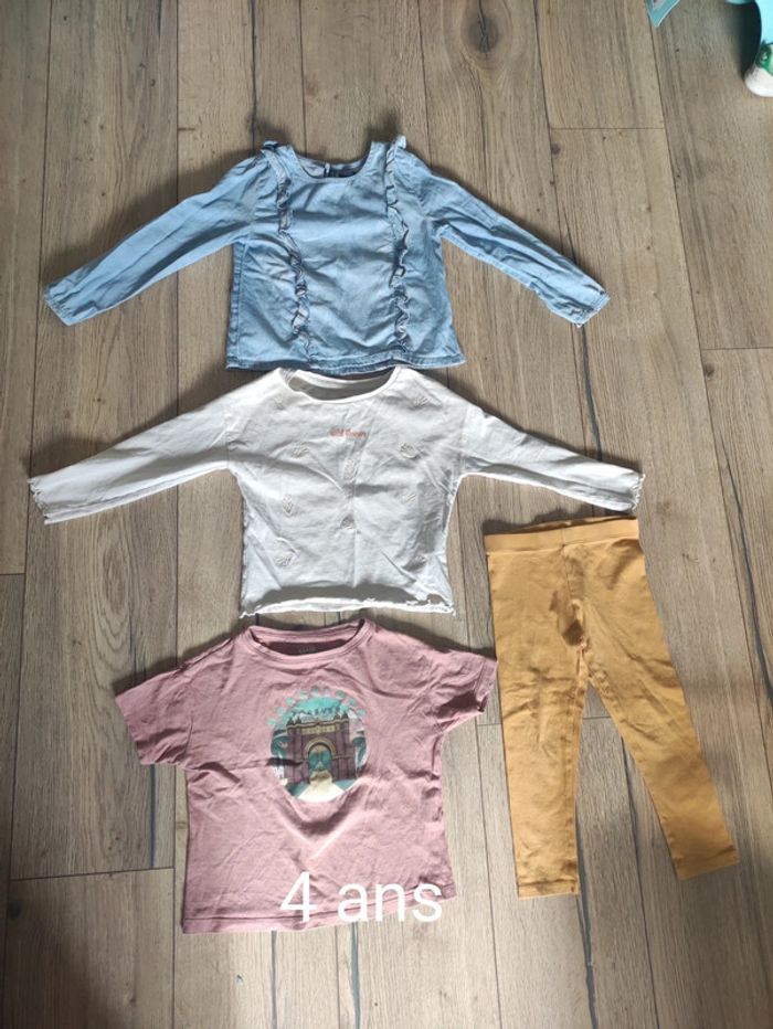 Lot fille Kiabi 4 ans