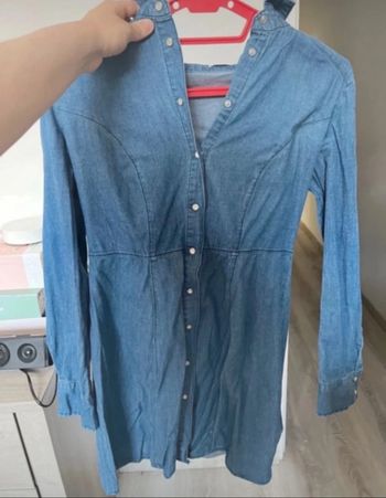 Chemise longue en jeans taille 34 Pimkie femme