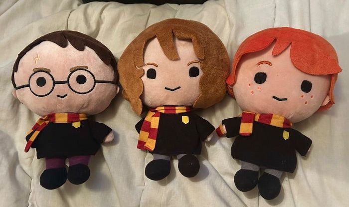 3 peluches Harry Potter