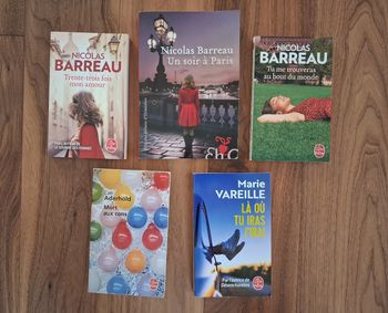 Lot 5 romans Nicolas Barreau - Marie Vareille