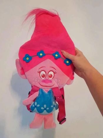 Peluche sac à dos trolls
