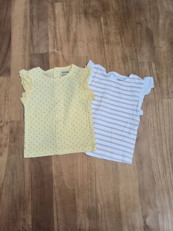 Lot de 2 t-shirts manches courtes Kiabi 3mois