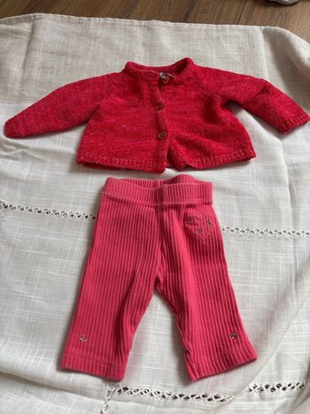 Ensemble 1 mois gilet et legging orchestra