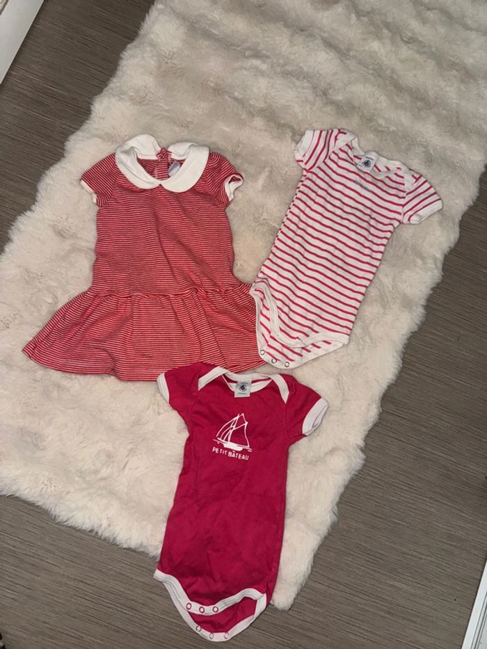 Lot fille petit bateau 6 mois