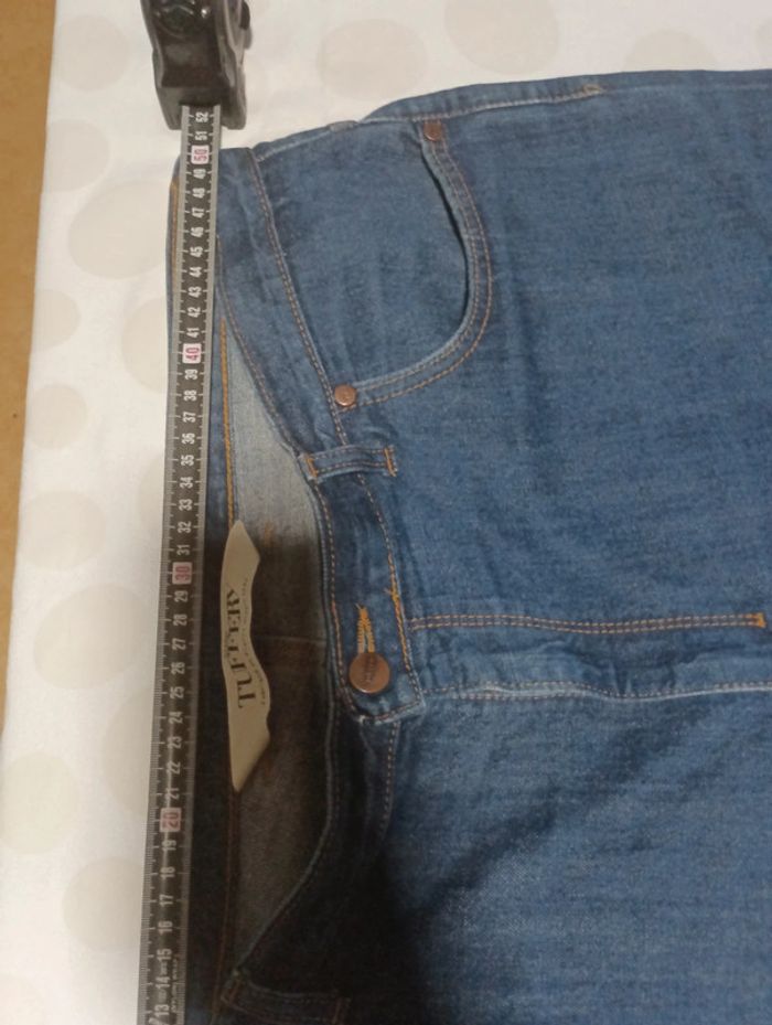 Pantalon jeans homme Tuffery made in France taille 50 coupe droite - photo numéro 9