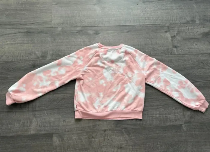 Sweat rose et blanc Levi's fille 10 ans - photo numéro 6