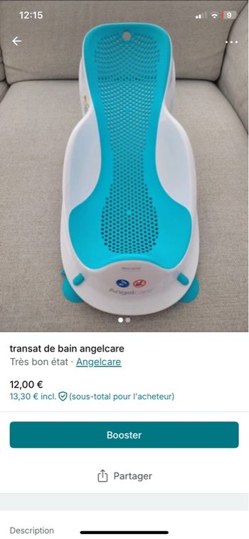 transat de bain angelcare