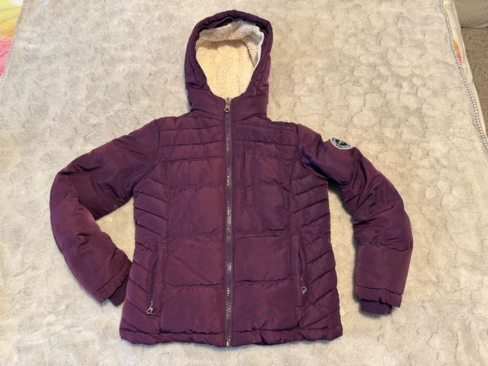 Blouson hiver fille violet - Soulcal & Co - 7/8 ans