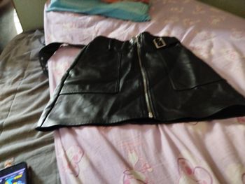 Jupe en cuir