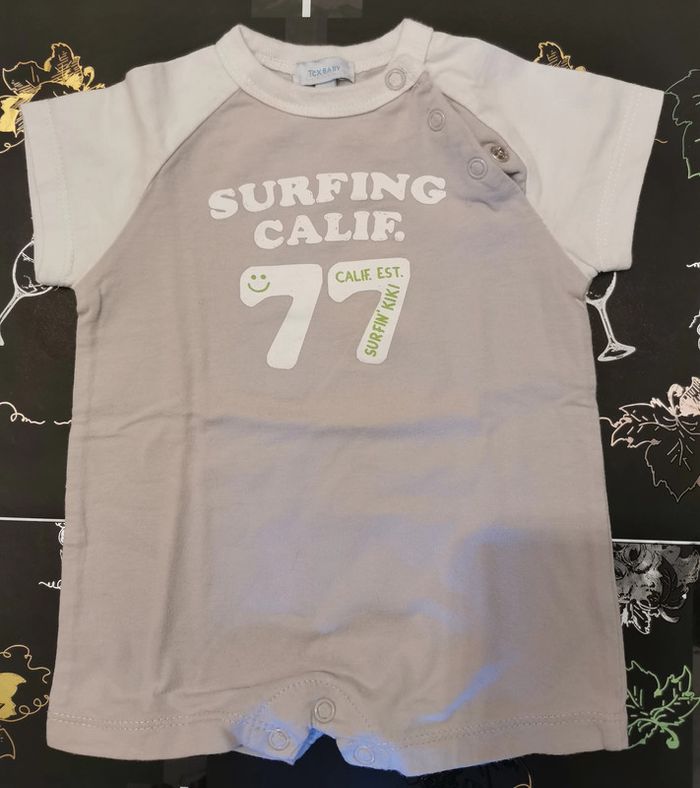 lot de 2 combishorts taille 3 mois - photo numéro 4