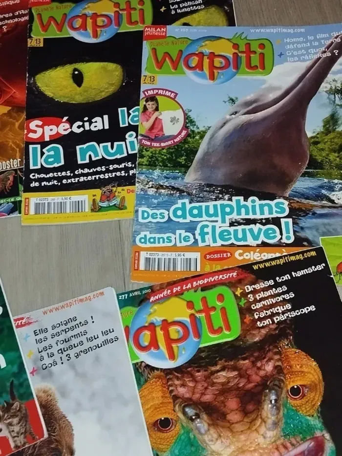Lot de 7 magazines Wapiti année 2009-10 L026 - photo numéro 7