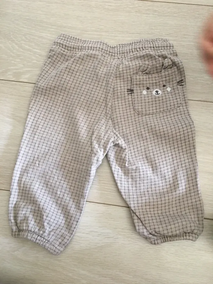 Ensemble pantalon + t-shirt manches longues 12 mois sergent major - photo numéro 9