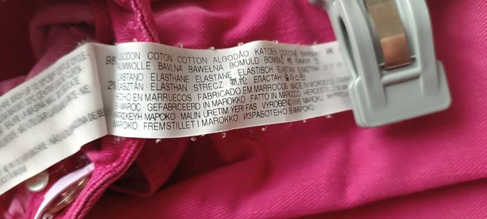 Pantalon en jeans rose fille 10 ans - photo numéro 7