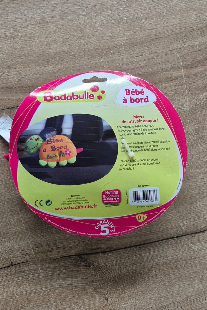 Signalétique peluche Bébé à bord - photo numéro 3