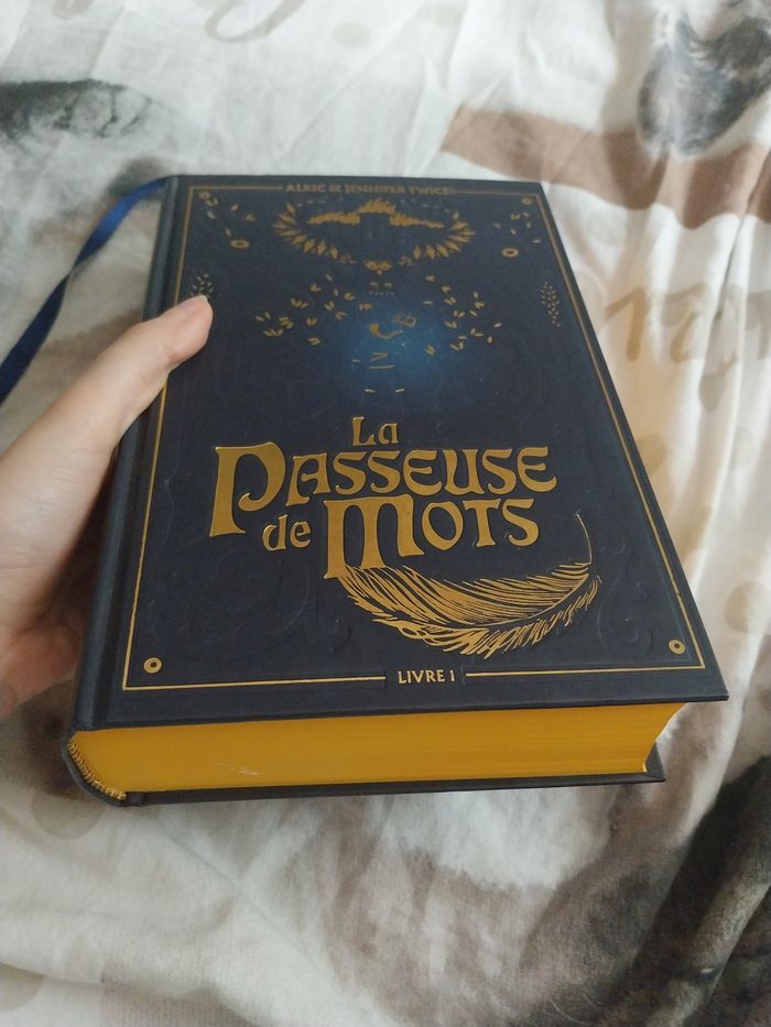 Roman La Passeuse de Mots tome 1 Relié Collector jaspage Jennifer Alric Twice - photo numéro 4