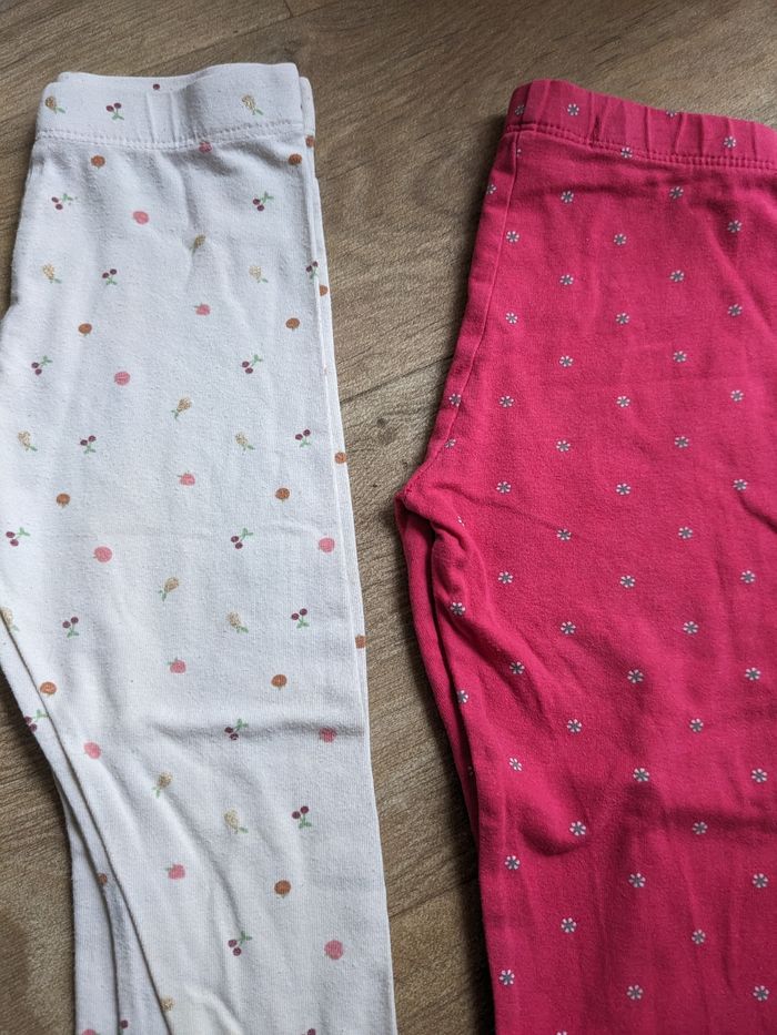 Lot de 4 leggings fille 36 mois - photo numéro 3